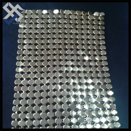 China manufacturer aluminium decorative curtain netting