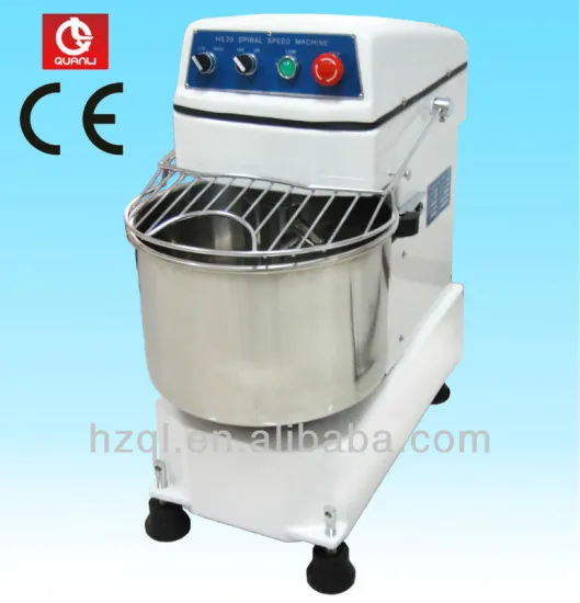20L bakery Spiral stand mixer with rotating bowl