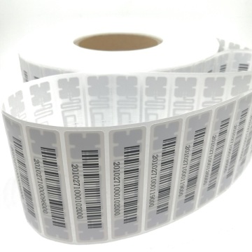 Wet Label Inlay Paper Tag Passive Adhesive UHF Sticker Label RFID Clothing Tag
