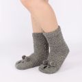 Mens Knitted Sweater Fleece Gripper Socks