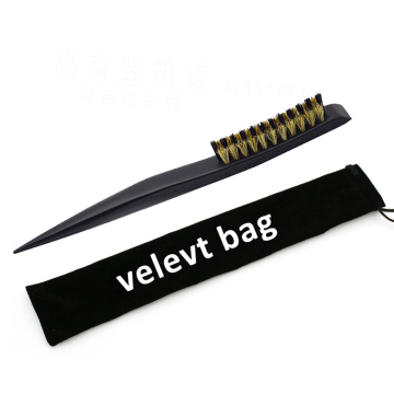 Customized Logo Boar Bristle Hair Brush with Wood Handle