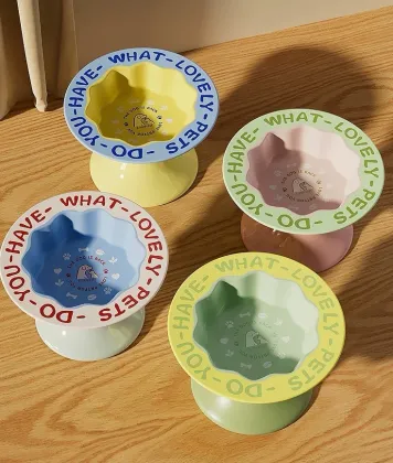 Stylish Ceramic Pet Feeding Bowl
