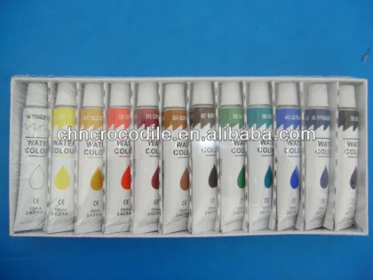 12pcs 12ml watercolor modern art painting, fast drying watercolor painting sets, art drawing watercolor painting sets