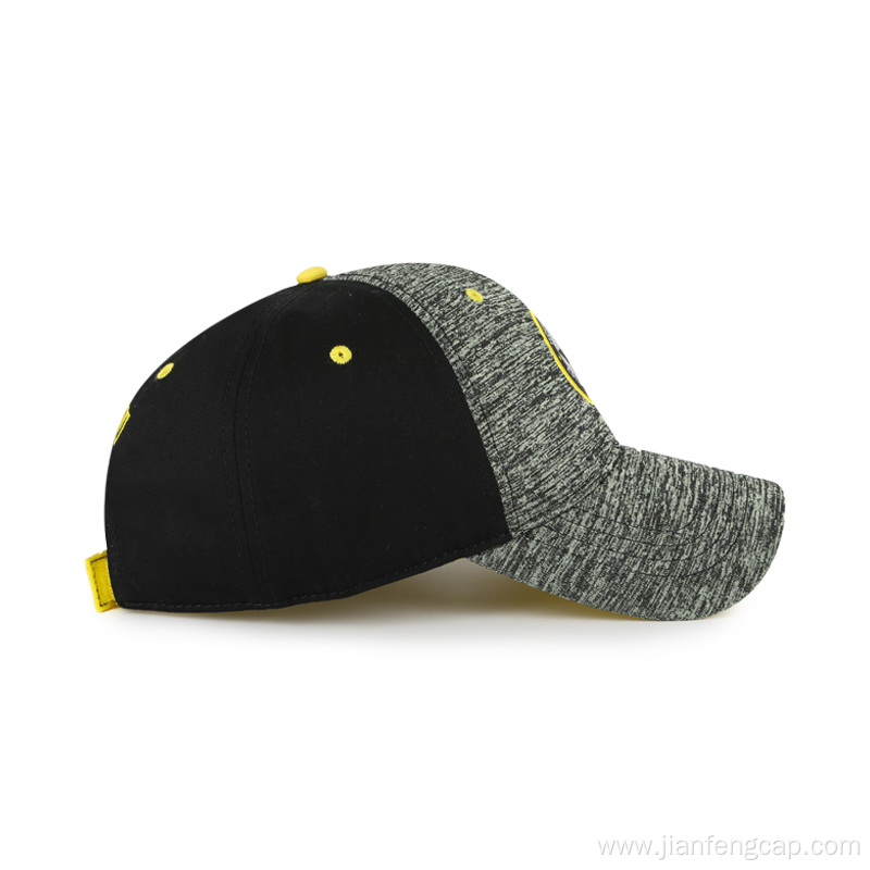 Dry fit sweatband jersey fabric sports cap