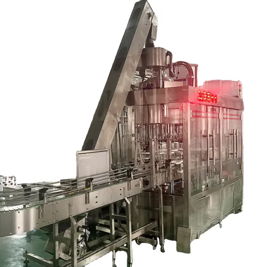 Rotary 32 Head Weighing Filling Sealing Machine for Cooking Oil Bottle Filling