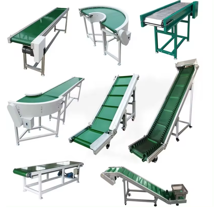 Green Profile Cleated PVC Conveyor Belt with Baffle  (3)