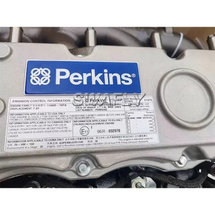 Perkins 1106D-70TA Diesel Engine Assembly 129KW for Excavator