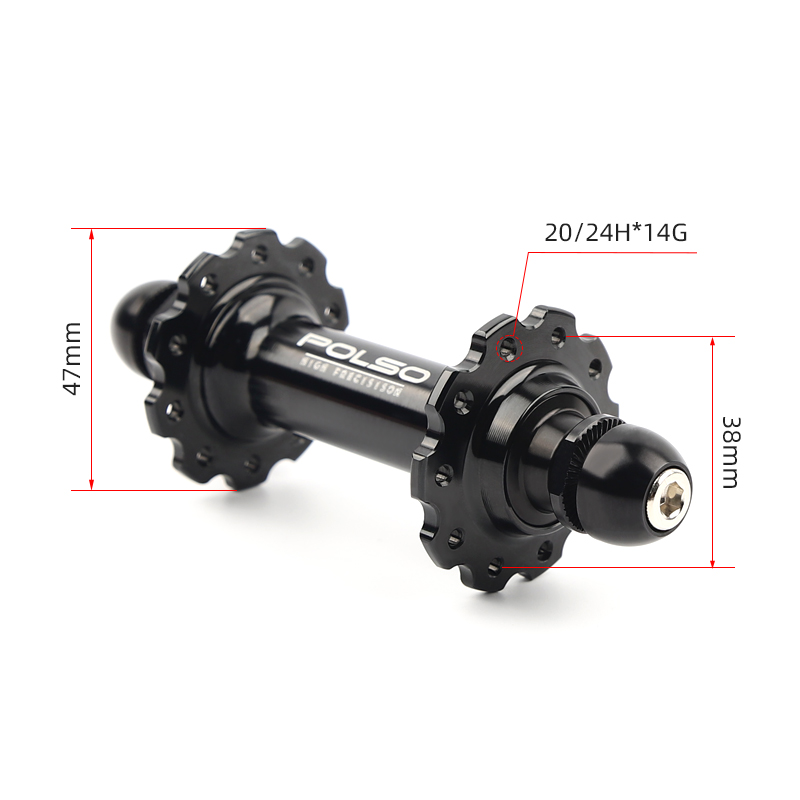 Адсочвайце веласіпедны цэнтр 20/24H з ЧПУ Fixie Hub