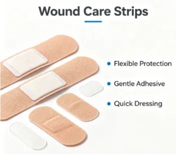 Sterile band-aids effectively protect wounds
