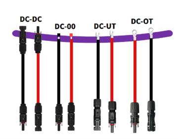 Different type PV extension cable DC-DC/UT/OT/OO wire
