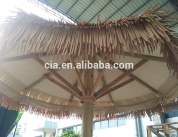 folder community booth umbrella thatch umbrella easy to carry