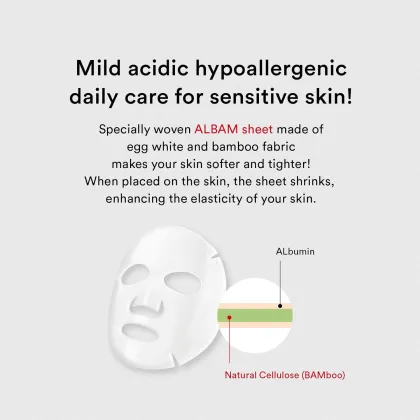 Abib Heartleaf Fit Mild Acidic pH Sheet Mask - 10 Sheets | Korean Facial Skincare Products