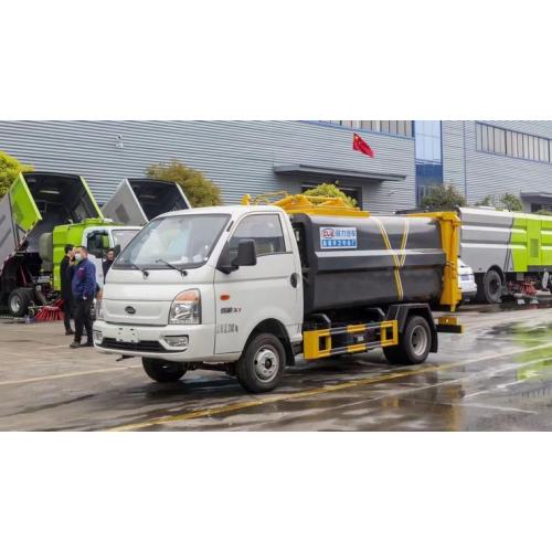 Mobile Kitchen Waste Food Collecting Compactor Garbage Truck