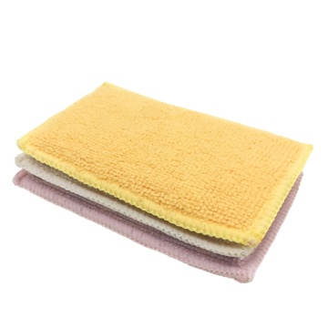 Ukuhlamba i-Scrubber Kickchen ukucoca i-microfiber sponge pad