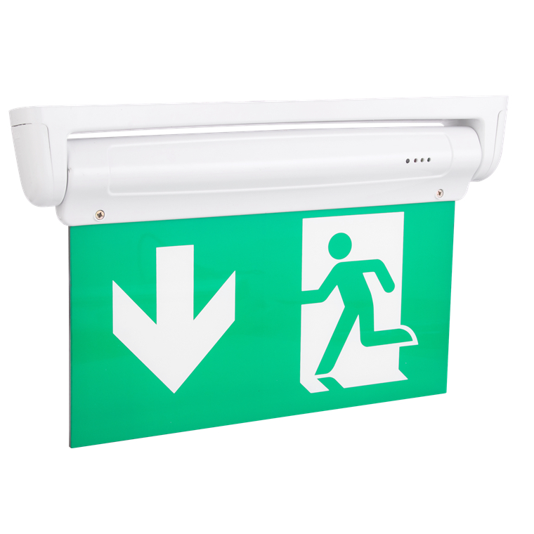 Plastic fire emergency exit light