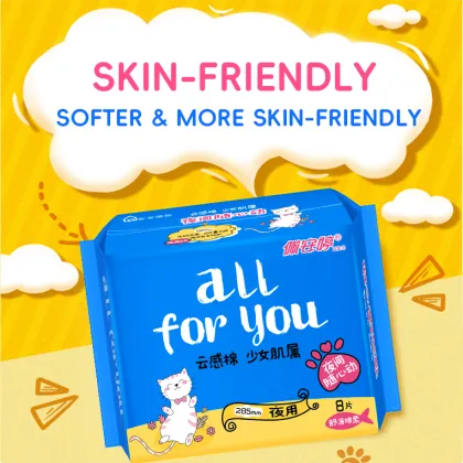 CloudTouch Cotton Sanitary Pads 285mm Night Wholesale