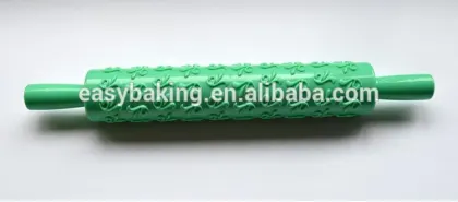 Customized Plastic Fondant Impression Rolling Pin