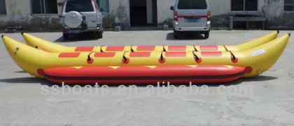 Sunshine double tube inflatable banana boat water entertai