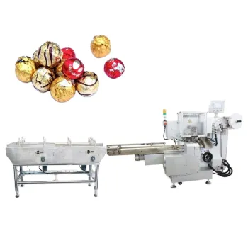 Automatic Chocolate Wafer Ball Peanut Packaging Machine