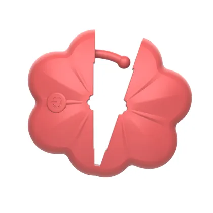 Dual-Motor Flower Nipple Clamps Sexual Nipple Clips