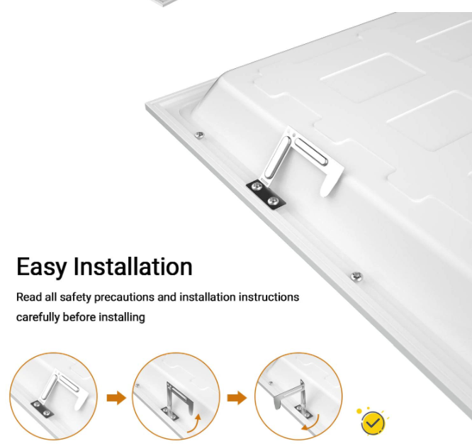 Luz do painel de LED com eficiência energética