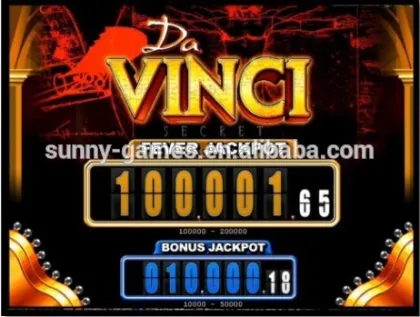 Da Vinci Bingo Dual Screen & Jackpot Game Board PCB