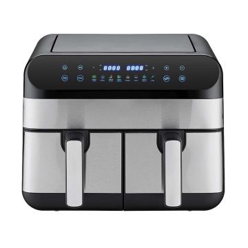 Kaisa Villa 2024: Advanced Advanced 9L-10L Dual Air Fryer พร้อมตะกร้าสองชั้นจอแสดงผล LED และหน้าจอสัมผัสดิจิตอลสำหรับการทำอาหารเพื่อสุขภาพ