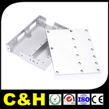 Custom made cnc machined sandblasted aluminum anodizing awning part