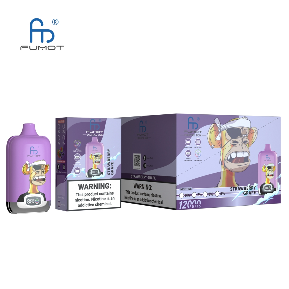 Fumot Digital Box 12000 Puff Vaping Device E Cigarette
