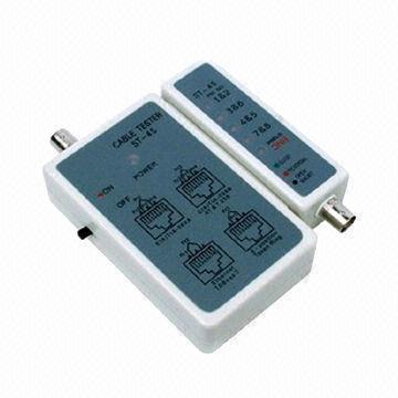 Multifunction cable tester for UTP/STP-4 and 2 pairs LAN cable, telephone line cable, coaxial cable