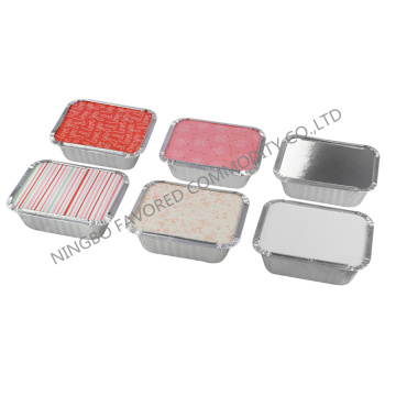 Printed paper board lids