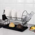 2 Tier Large Dish Drying Rack 2 tier compact stainless steel dish drying rack Supplier