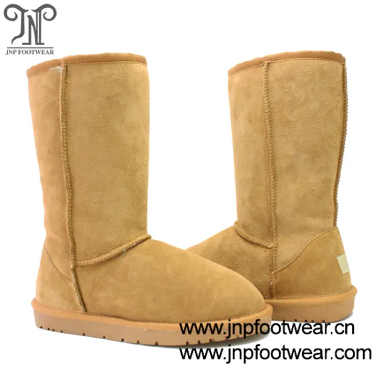 Sheepskin leather calf mou boots wholesale