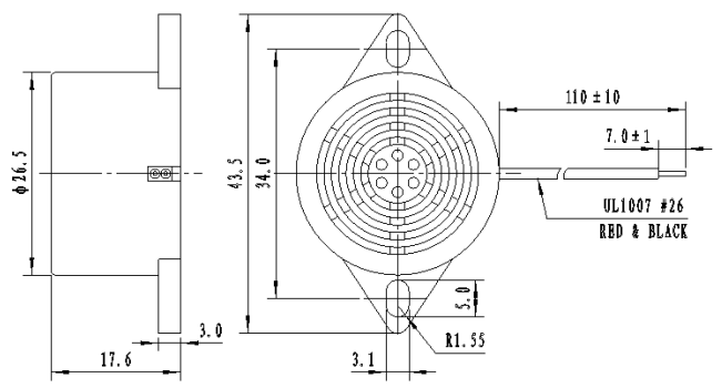 FBMMB2618 machnical buzzer