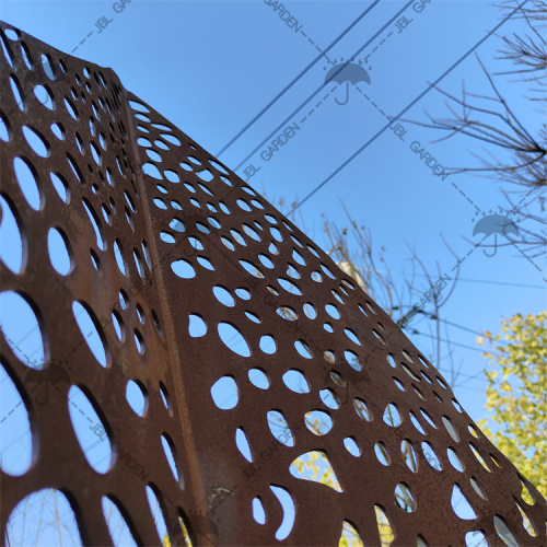 Rusted Corten Steel Leaf Sculpture For Sale