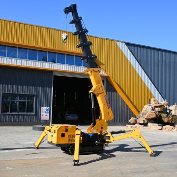 Attrezzatura di sollevamento della gru a vendita calda: gru crawler 3t/5t, mini ragno crawler gru e boom lifting da rimorchio