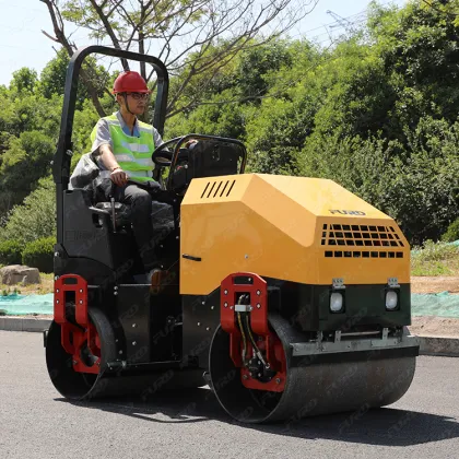 top brand Double Drum Compactor Vibratory 1.5 TON EPA Road Roller