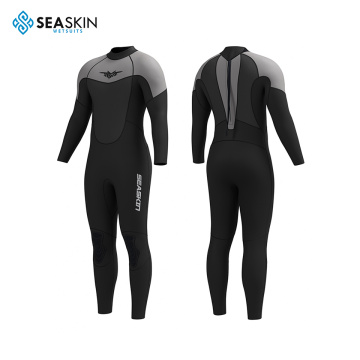 Seaskin Men 3/2mm Back Zipper Wetsuit Diving Wetsuit