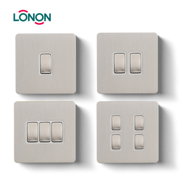 UK Wall Light Switch Socket for Hotels