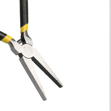 Carbon Steel Toothless Flat Nose Pliers Wire Cable Hand Tool DIY Jewelry Making Repair Pliers sharp mouth wire cutting pliers