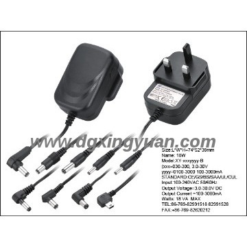 Switching Power Supply AC Adapter 10V 1.5A