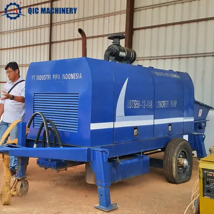 Aggregate Concrete Conveying Pump Machine with Good Quality