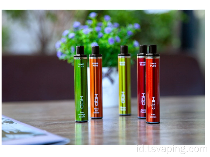 HQD CUVIE PLUS 1200PUFFS Perangkat e-rokok sekali pakai