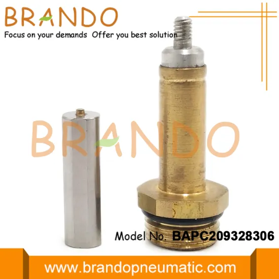 Brass LPG Solenoid Valve Kit Stem Plunger Assembly