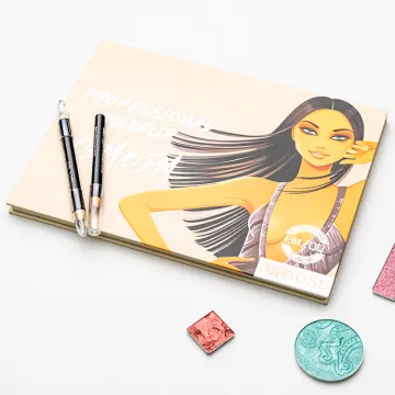 Custom Full Color Paper Eyeshadow Palette Box Packaging