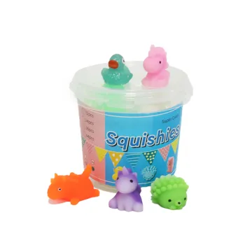 Cute Kawaii Rubber Mini Animal Squeeze Toys: A Variety of Designs for Stress Relief and Fidget Fun