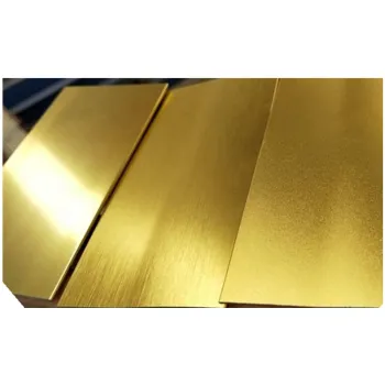 2mm Thick Color Gold Anodized 1060 Brushed Aluminum Board Aluminum Sheet (H12/H15/H16/H18/H24/H11)