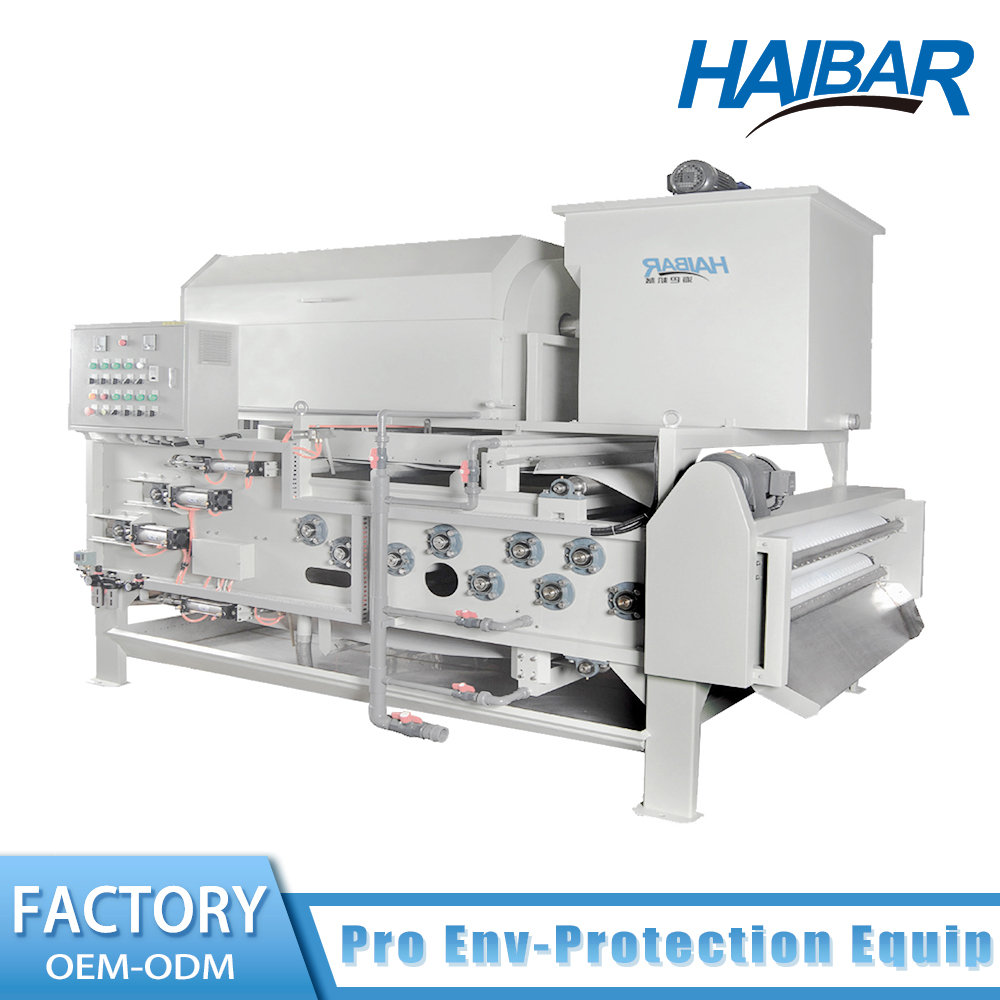 Belt Press Sludge Thickening and Dewatering SystemHTB-2000