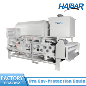 Belt Press Sludge Thickening and Dewatering SystemHTB-2000