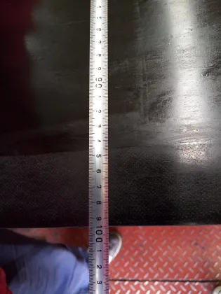 Fire resistant belt SBR